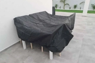 כיסוי לריהוט גן שולחן וכיסאות 240X130X60