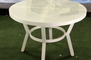 שולחן אלומיניום קוטר 100 ס"מ דגם פאלסיו