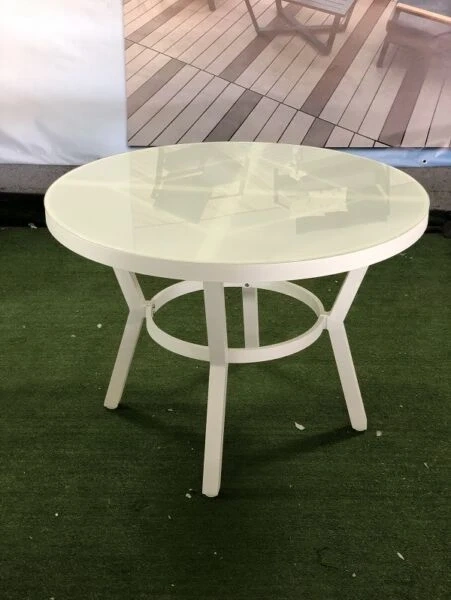 שולחן אלומיניום קוטר 100 ס"מ דגם פאלסיו