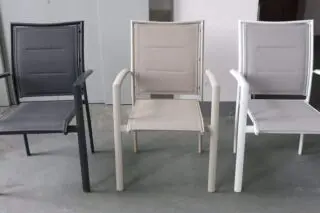 כסא אלומיניום מרופד דגם קמרון