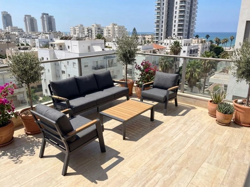 מערבת ישיבה דגם פלרמו צבע אפור